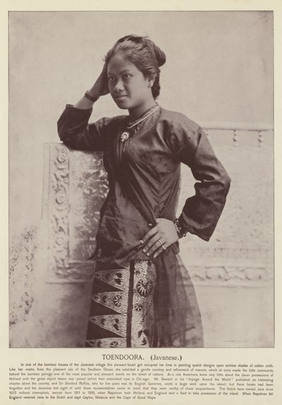 Toendoora, jávai alkotó: American Photographer