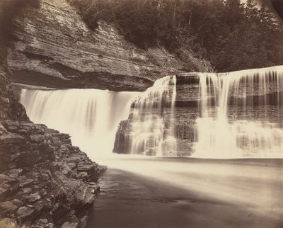 Trenton Falls, New York,c. 1870 (fénykép) alkotó: American Photographer