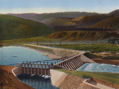 Truckee River Dam, Nevada (színes fotó) alkotó: American Photographer