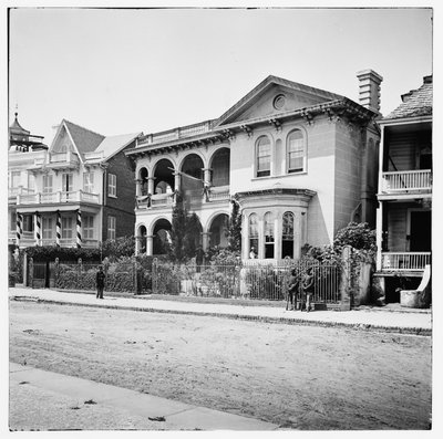 Az Unió központja a South Battery Street 26. szám alatt, a megszállt Charlestonban, Dél-Karolinában alkotó: American Photographer
