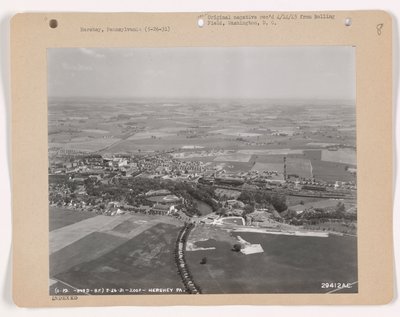 Kilátás Hersheyről, Pennsylvania, 1931. május 26. (f/w fotó) alkotó: American Photographer