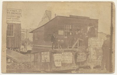 W. D. Kerfoot blokk, 1871 alkotó: American Photographer