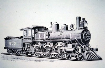 4-6-0 Standard tízkerekű vonat (metszet) alkotó: American School