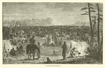 Egy éjszakai táborozás, 1862. december alkotó: American School