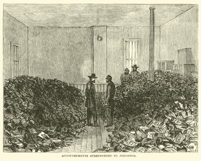 Johnston által átadott felszerelések, 1865. április alkotó: American School