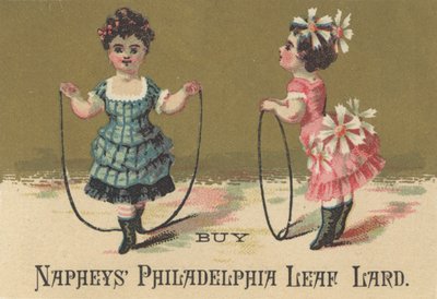A Napheys Philadelphia Leaf Lard reklámja, 1880 körül alkotó: American School