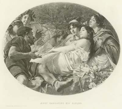 Aesopus meséli el meséit (mélynyomás) alkotó: American School