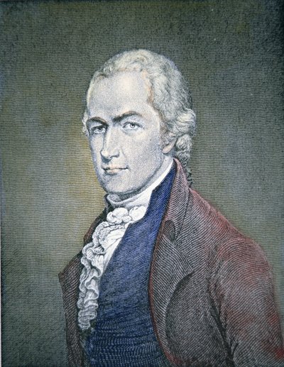 Alexander Hamilton (1755-1804) (színes metszet) alkotó: American School