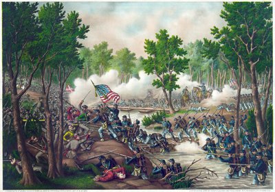 Amerikai polgárháború (1861-1865): Spotsylvania Court House-i csata május 9-12. alkotó: American School