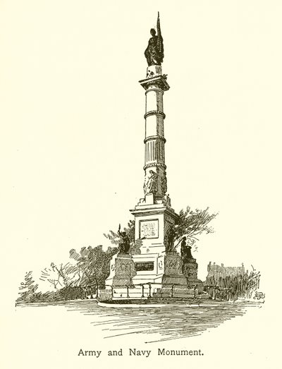 Hadsereg és haditengerészet emlékműve, Boston Common alkotó: American School
