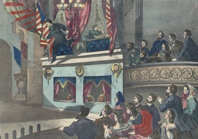 Abraham Lincoln elnök meggyilkolása, 1865 körül alkotó: American School