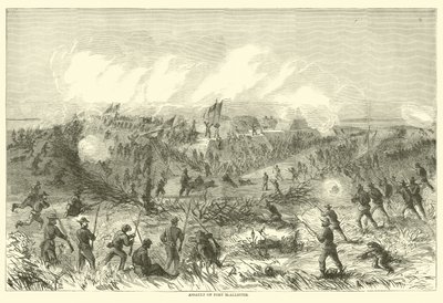 Támadás Fort McAllister ellen, 1864. december alkotó: American School