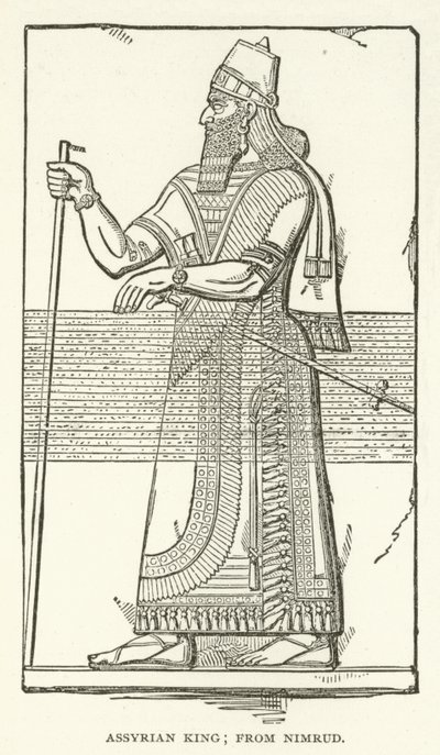 asszír király; Nimrudtól alkotó: American School