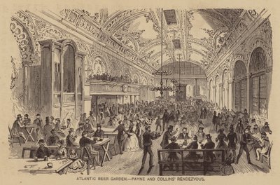 Atlanti sörkert, Payne és Collins randevúja (metszet) alkotó: American School