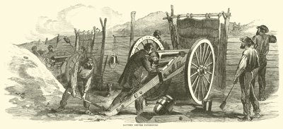 Akkumulátor Pétervár előtt, 1864. június alkotó: American School