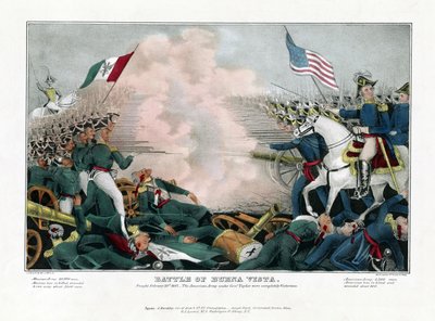 A Buena Vista-i csata, amelyet 1847. február 23-án vívtak, az amerikai hadsereg l Taylor tábornok vezetésével teljesen győzött alkotó: American School
