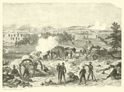 Gettysburgi csata, Little Round Top csúcsa, 1863. július 2 alkotó: American School