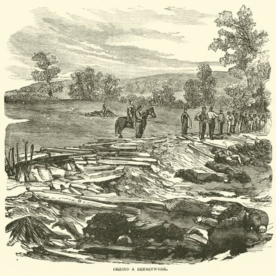 Egy mellvéd mögött, 1862. szeptember alkotó: American School