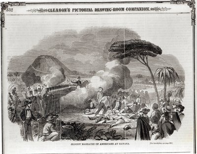 Az amerikaiak véres mészárlása Havannában, 1851. szeptember, a „Gleason