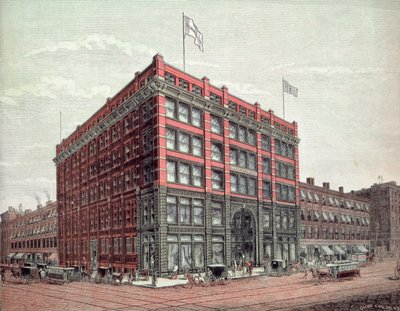 Bloomingdales szuvenír, 1886 alkotó: American School