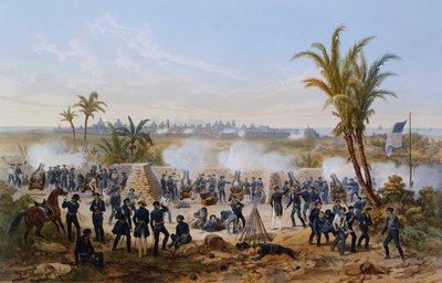 Veracruz bombázása, 1847. március alkotó: American School