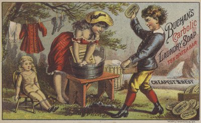 Buchan karbolos mosószappan (chromolitho) alkotó: American School