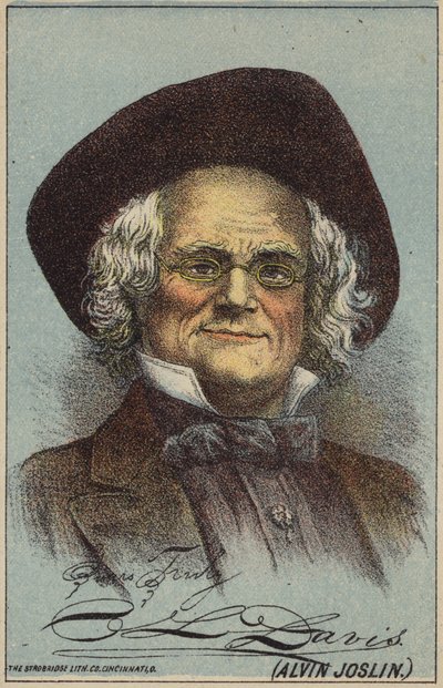 C L Davis portré (Alvin Joslin) alkotó: American School