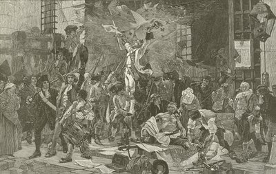 A Bastille elfoglalása, Francois Flameng festménye alkotó: American School