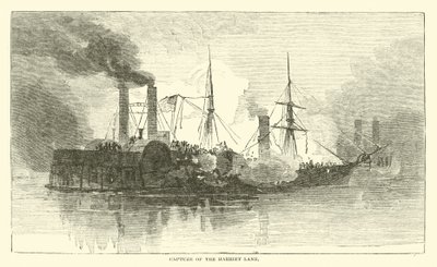 A Harriet Lane elfoglalása, 1863. január alkotó: American School