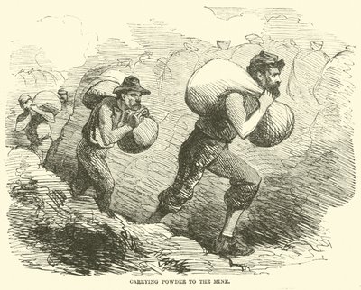 Porhordás a bányába, 1864. júl alkotó: American School