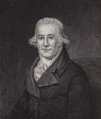 Caspar Wistar amerikai orvos és anatómus (metszet) alkotó: American School