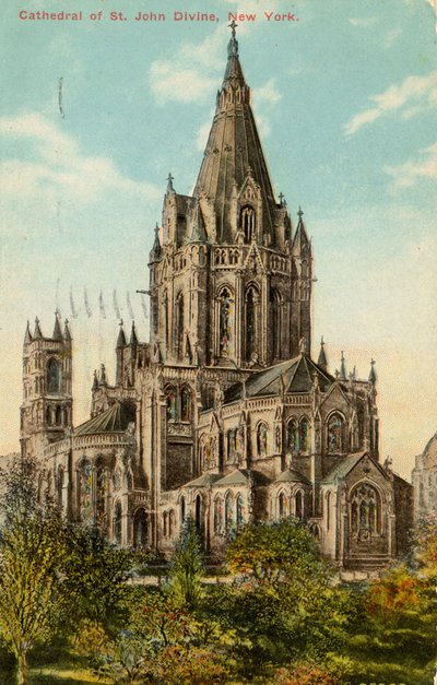 Isteni Szent János székesegyház, New York (színes litó) alkotó: American School