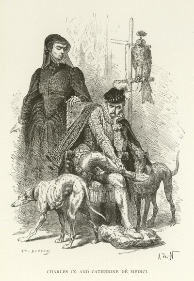 IX. Károly és Katalin de Medici alkotó: American School