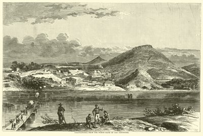 Chattanooga a Tennessee északi partjáról, 1863. szeptember alkotó: American School