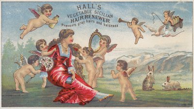 Kerubok kefélik a hölgyek haját alkotó: American School
