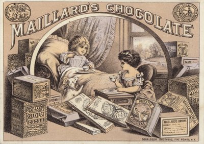 Gyerekek csokit isznak, a Maillards Chocolate reklámja alkotó: American School