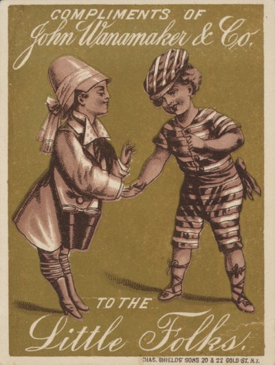 Gyerekek díszes ruházatban alkotó: American School