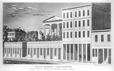 Cincinnati Postahivatal, Third Street, 1841 alkotó: American School