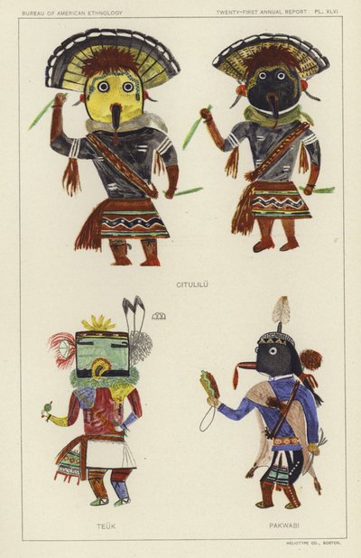 Citulilu, Teuk, Pakwabi (színes litográfia) alkotó: American School