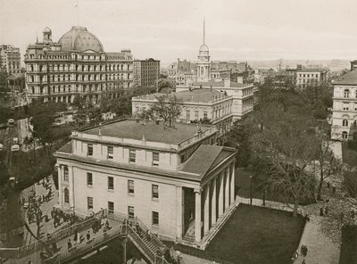 Városháza Park, NY (fotogravír) alkotó: American School