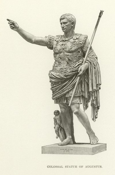 Augustus kolosszális szobra alkotó: American School