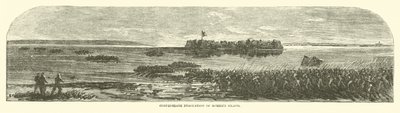 Morriss-sziget konföderációs evakuálása, 1863. szeptember alkotó: American School