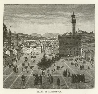 Savonarola halála alkotó: American School
