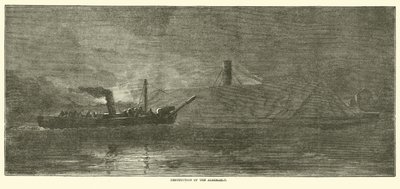 Az Albemarle megsemmisítése, 1864. október alkotó: American School
