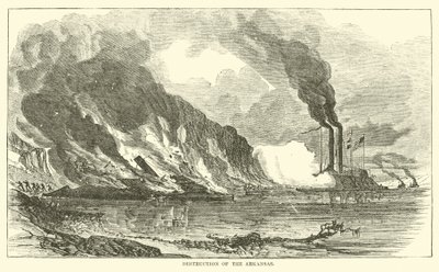 Arkansas elpusztítása, 1862. július alkotó: American School