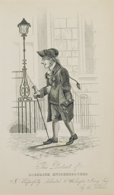 Diedrich Knickerbocker, Washington Irving (1783-1859) elkötelezettje alkotó: American School