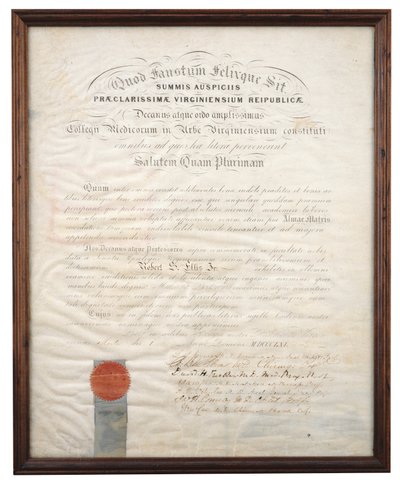 Robert S. Ellis Jr. diplomája. alkotó: American School