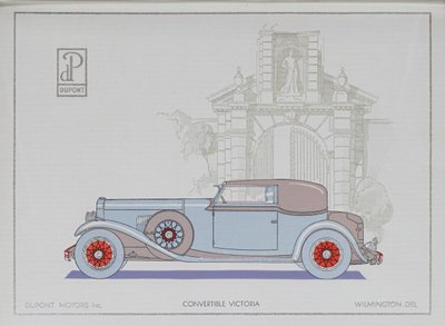 DuPont Motor Cars: Victoria kabrió, 1921 alkotó: American School