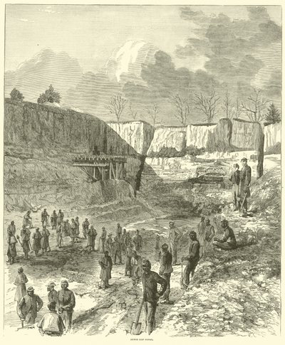 Dutch Gap-csatorna, 1864. október alkotó: American School