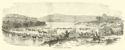 A Potomac korai átkelése, 1864. július alkotó: American School